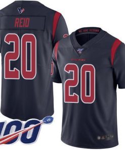 Nike Houston Texans #20 Justin Reid Navy Blue Men's Stitched NFL Limited Rush 100th Season Jersey Men's