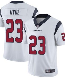 Nike Houston Texans #23 Carlos Hyde White Men's Stitched NFL Vapor Untouchable Limited Jersey Men's