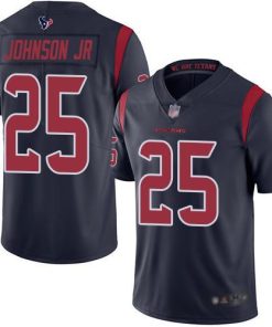Nike Houston Texans #25 Duke Johnson Jr Navy Blue Men's Stitched NFL Limited Rush Jersey Men's