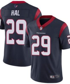 Nike Houston Texans #29 Andre Hal Navy Blue Team Color Men's Stitched NFL Vapor Untouchable Limited Jersey Men's