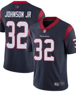 Nike Houston Texans #32 Lonnie Johnson Jr. Navy Blue Team Color Men's Stitched NFL Vapor Untouchable Limited Jersey Men's