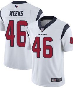 Nike Houston Texans #46 Jon Weeks White Men's Stitched NFL Vapor Untouchable Limited Jersey Men's