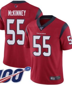 Nike Houston Texans #55 Benardrick McKinney Red Alternate Men's Stitched NFL 100th Season Vapor Limited Jersey Men's