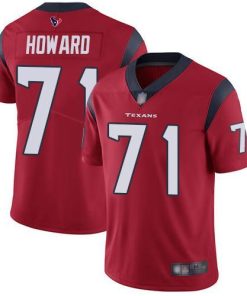 Nike Houston Texans #71 Tytus Howard Red Alternate Men's Stitched NFL Vapor Untouchable Limited Jersey Men's