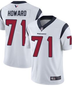 Nike Houston Texans #71 Tytus Howard White Men's Stitched NFL Vapor Untouchable Limited Jersey Men's