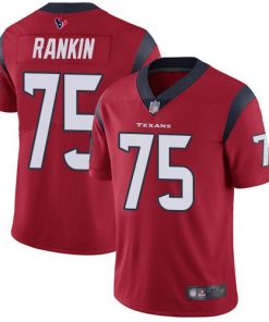 Nike Houston Texans #75 Martinas Rankin Red Alternate Men's Stitched NFL Vapor Untouchable Limited Jersey Men's