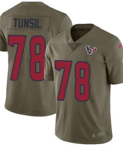 Nike Houston Texans #78 Laremy Tunsil Olive Men's Stitched NFL Limited 2017 Salute To Service Jersey Men's
