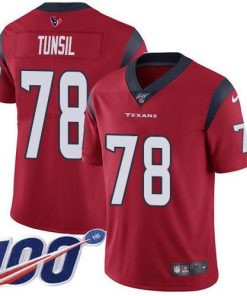 Nike Houston Texans #78 Laremy Tunsil Red Alternate Men's Stitched NFL 100th Season Vapor Untouchable Limited Jersey Men's