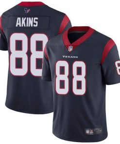Nike Houston Texans #88 Jordan Akins Navy Blue Team Color Men's Stitched NFL Vapor Untouchable Limited Jersey Men's