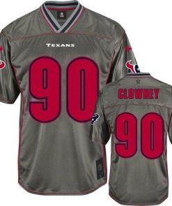 Nike Houston Texans #90 Jadeveon Clowney Grey Men's Stitched NFL Elite Vapor Jersey Men's