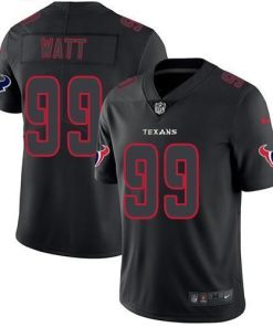 Nike Houston Texans #99 J.J. Watt Black Men's Stitched NFL Limited Rush Impact Jersey Men's
