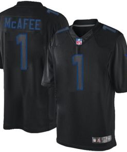 Nike Indianapolis Colts #1 Pat McAfee Black Men's Stitched NFL Impact Limited Jersey Men's