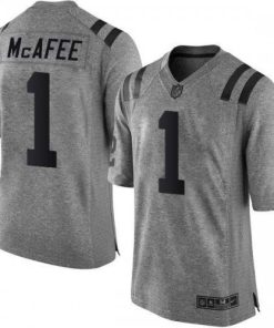 Nike Indianapolis Colts #1 Pat McAfee Gray Men's Stitched NFL Limited Gridiron Gray Jersey Men's