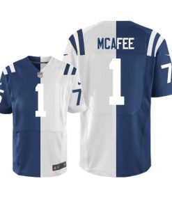 Nike Indianapolis Colts #1 Pat McAfee Royal Blue/White Men's Stitched NFL Elite Split Jersey Men's