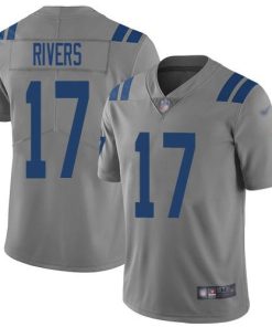 Nike Indianapolis Colts #17 Philip Rivers Gray Men's Stitched NFL Limited Inverted Legend Jersey Men's