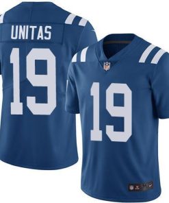 Nike Indianapolis Colts #19 Johnny Unitas Royal Blue Team Color Men's Stitched NFL Vapor Untouchable Limited Jersey Men's