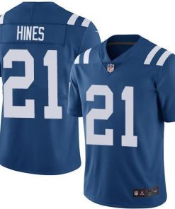 Nike Indianapolis Colts #21 Nyheim Hines Royal Blue Team Color Men's Stitched NFL Vapor Untouchable Limited Jersey Men's