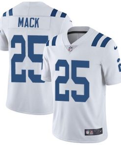 Nike Indianapolis Colts #25 Marlon Mack White Men's Stitched NFL Vapor Untouchable Limited Jersey Men's