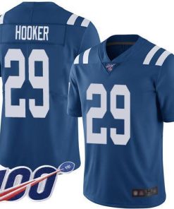 Nike Indianapolis Colts #29 Malik Hooker Royal Blue Team Color Men's Stitched NFL 100th Season Vapor Limited Jersey Men's