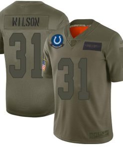 Nike Indianapolis Colts #31 Quincy Wilson Camo Men's Stitched NFL Limited 2019 Salute To Service Jersey Men's