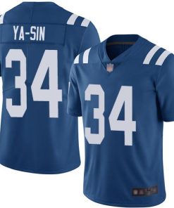 Nike Indianapolis Colts #34 Rock Ya-Sin Royal Blue Team Color Men's Stitched NFL Vapor Untouchable Limited Jersey Men's