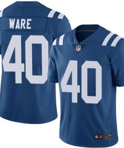 Nike Indianapolis Colts #40 Spencer Ware Royal Blue Team Color Men's Stitched NFL Vapor Untouchable Limited Jersey Men's