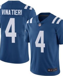 Nike Indianapolis Colts #4 Adam Vinatieri Royal Blue Team Color Men's Stitched NFL Vapor Untouchable Limited Jersey Men's