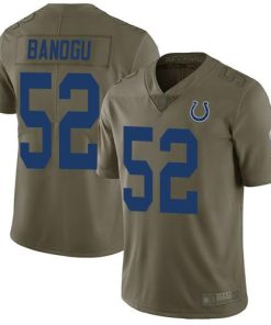 Nike Indianapolis Colts #52 Ben Banogu Olive Men's Stitched NFL Limited 2017 Salute To Service Jersey Men's