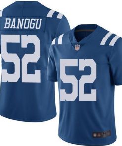 Nike Indianapolis Colts #52 Ben Banogu Royal Blue Men's Stitched NFL Limited Rush Jersey Men's