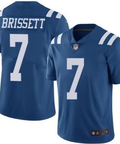 Nike Indianapolis Colts #7 Jacoby Brissett Royal Blue Men's Stitched NFL Limited Rush Jersey Men's