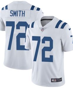 Nike Indianapolis Colts #72 Braden Smith White Men's Stitched NFL Vapor Untouchable Limited Jersey Men's