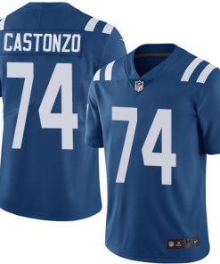 Nike Indianapolis Colts #74 Anthony Castonzo Royal Blue Team Color Men's Stitched NFL Vapor Untouchable Limited Jersey Men's