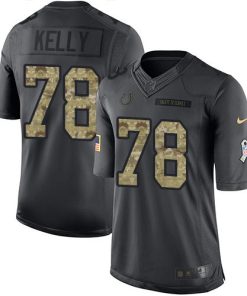 Nike Indianapolis Colts #78 Ryan Kelly Black Men's Stitched NFL Limited 2016 Salute to Service Jersey Men's