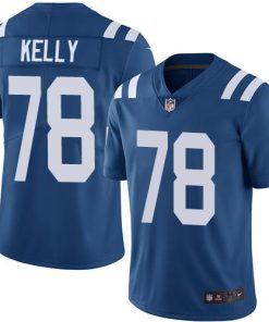 Nike Indianapolis Colts #78 Ryan Kelly Royal Blue Team Color Men's Stitched NFL Vapor Untouchable Limited Jersey Men's