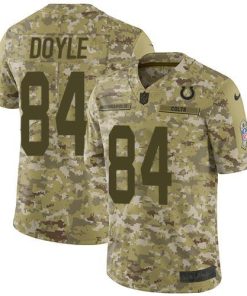 Nike Indianapolis Colts #84 Jack Doyle Camo Men's Stitched NFL Limited 2018 Salute To Service Jersey Men's