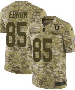Nike Indianapolis Colts #85 Eric Ebron Camo Men's Stitched NFL Limited 2018 Salute To Service Jersey Men's