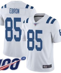 Nike Indianapolis Colts #85 Eric Ebron White Men's Stitched NFL 100th Season Vapor Limited Jersey Men's