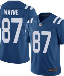 Nike Indianapolis Colts #87 Reggie Wayne Royal Blue Team Color Men's Stitched NFL Vapor Untouchable Limited Jersey Men's