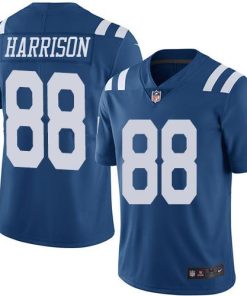 Nike Indianapolis Colts #88 Marvin Harrison Royal Blue Men's Stitched NFL Limited Rush Jersey Men's