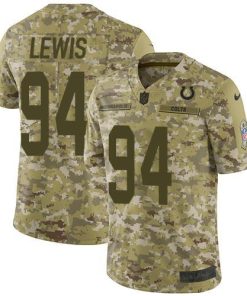Nike Indianapolis Colts #94 Tyquan Lewis Camo Men's Stitched NFL Limited 2018 Salute To Service Jersey Men's