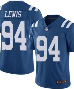 Nike Indianapolis Colts #94 Tyquan Lewis Royal Blue Men's Stitched NFL Limited Rush Jersey Men's