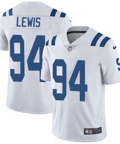 Nike Indianapolis Colts #94 Tyquan Lewis White Men's Stitched NFL Vapor Untouchable Limited Jersey Men's