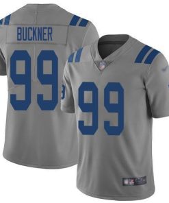 Nike Indianapolis Colts #99 DeForest Buckner Gray Men's Stitched NFL Limited Inverted Legend Jersey Men's