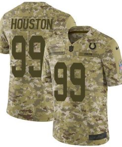 Nike Indianapolis Colts #99 Justin Houston Camo Men's Stitched NFL Limited 2018 Salute To Service Jersey Men's