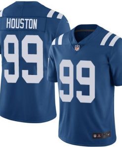 Nike Indianapolis Colts #99 Justin Houston Royal Blue Team Color Men's Stitched NFL Vapor Untouchable Limited Jersey Men's