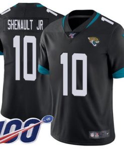 Nike Jacksonville Jaguars #10 Laviska Shenault Jr. Black Team Color Men's Stitched NFL 100th Season Vapor Untouchable Limited Jersey Men's