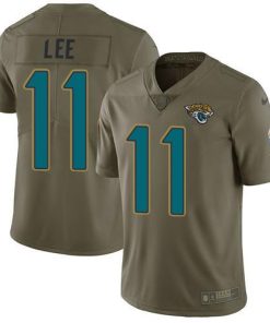 Nike Jacksonville Jaguars #11 Marqise Lee Olive Men's Stitched NFL Limited 2017 Salute to Service Jersey Men's