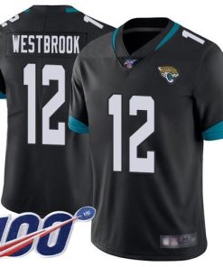 Nike Jacksonville Jaguars #12 Dede Westbrook Black Team Color Men's Stitched NFL 100th Season Vapor Limited Jersey Men's