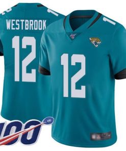 Nike Jacksonville Jaguars #12 Dede Westbrook Teal Green Alternate Men's Stitched NFL 100th Season Vapor Limited Jersey Men's