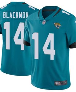 Nike Jacksonville Jaguars #14 Justin Blackmon Teal Green Alternate Men's Stitched NFL Vapor Untouchable Limited Jersey Men's